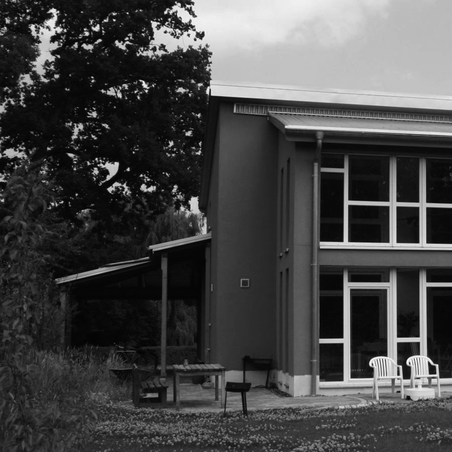 Neubau eines Passivhauses